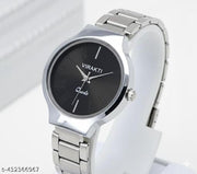 Unique round dail high quality stainless steel chain watches for girls and women