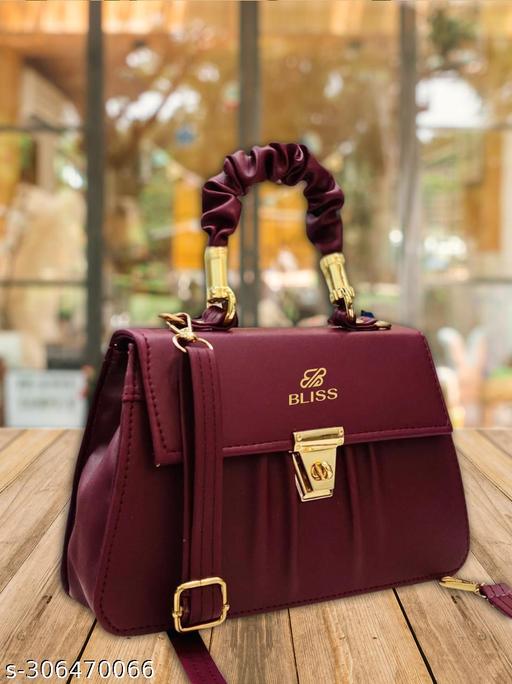 "Stylish Classic Women Sling Bag (Maroon) | Elegant attractive beautiful sling bag for women (Maroon)| Gorgeous Stylish Handbag| Maroon Sling Bag For Girls & Womens|  "