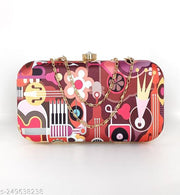 Stylish Handicraft Good Quality Printed Trendy Beautiful Clutch handbag Purse For Wedding, Party, Bridal, Casual