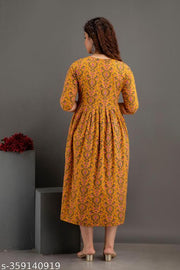 Women Rayon Printed Saumya Long Anarkali Kurtis
