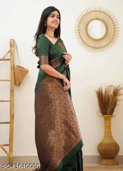 BEAUTIFUL RICH PALLU & JACQUARD WORK  SAREE