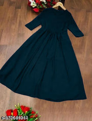Fancy long flair anarkali type kurti