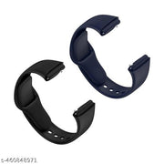 SWAPME Compatible with Redmi Watch 3 Replacement Band - Replacement Silicone Wrist Watch Band Strap Compatible with Redmi Watch 3/3 Lite / 3 Active ( Pack of 2 )