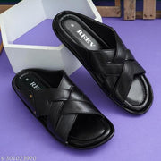 REEV MEN BLACK BROWN SANDAL SLIPPER FOR MEN