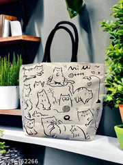 Purrfectly Chik Tote Bag – Cute Cats Edition! Grocery bags l Shopping bags