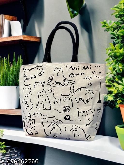Purrfectly Chik Tote Bag – Cute Cats Edition! Grocery bags l Shopping bags