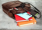 Stylish Professional Casual Synthetic Leather Unisex Bag/Shoulder Bag for Men/Travel Bag/Cross Body Bag/Office Business Bag/Messenger Bag/Stylish Sling Bag for Men & Women