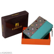 Small Women's Wallet -PU Leather Multi Wallets | Credit Card Holder | Coin Purse Zipper -Small Secure Card Case/Gift