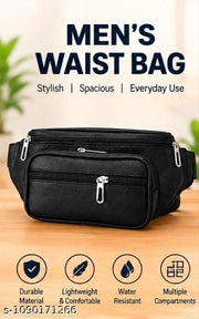 Men’s Premium Multi-Pocket Waist Bag | Crossbody Belt Bag | Travel & Daily Use