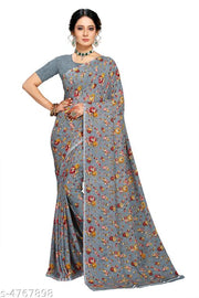 Attractive Soft Georgette Women's Sarees