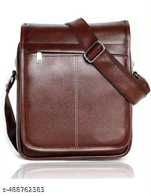 Premium PU Leather Messenger Bag | Stylish Crossbody Sling Bag for Men