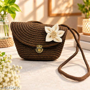 Ariya Decor Sling Hand Bag For Women, Brown Pack of 1