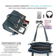 Women's (AIRPORT BLUE)Textured  HAND  BAG