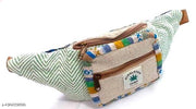 AMAZING BELIVER Hemp Bag for Men & Women Waist Belt Bag Handmade Hemp waist bag  (Multicolor)
