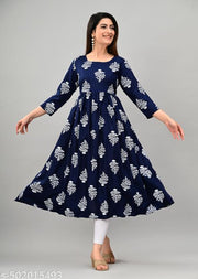 new trending Anarkali kurtis |new party wear anarkali kurtis | new printed anarkali kurtis