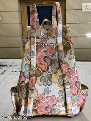 Latest Design Printed Backpack Artificial Leather College Backpacks for Girls & Women