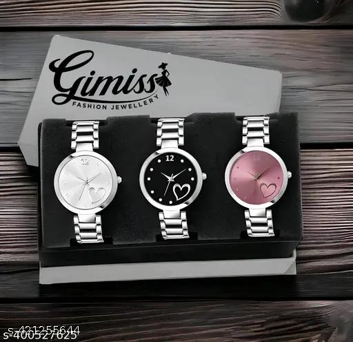  Flowered Dial Watch for Womens and Girls Single and Combo Watches