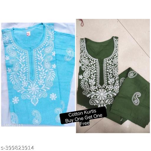 Latest design cotton kurti combo