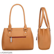 Tan Stylish ladies purse bag for daily Use. purse for women,women purse,handbags for women and girls,Shoulder Pu-Leather Handbags for Women's