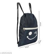 Decent Smile Drawstring Backpack for men and Women Drawstring Smile Waterproof Trendy College Tuition Backpack for Girls & Boys | Exam Bag for Girls | bag for women | bag for kids | bags for men