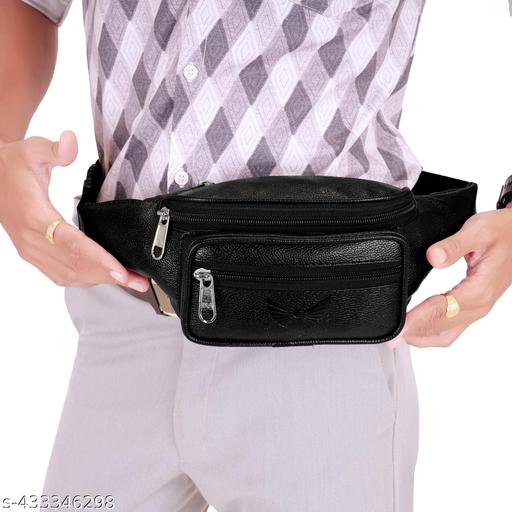 Waist Bag for Women and Men/Fanny Pack with 3-Zipper Pockets Waist Pouch for Hiking, Travel, Camping, Running, Sports Outdoors and Adventures Money Phone Belt with Adjustable Strap