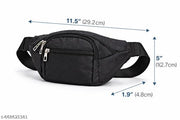 Unisex Water Resistant Waist Bag Side Sling for Travel & Daily Use