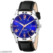 Yolako Blue Copper Romen Leather Analog Boy and Men Watch