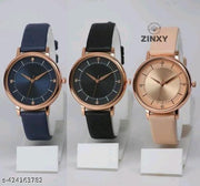 Luxury Pack of 3 Analog Watch for Women