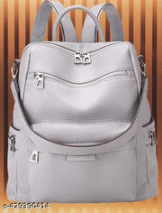 MomsyStore Leatherette Backpacks For Women And Girls