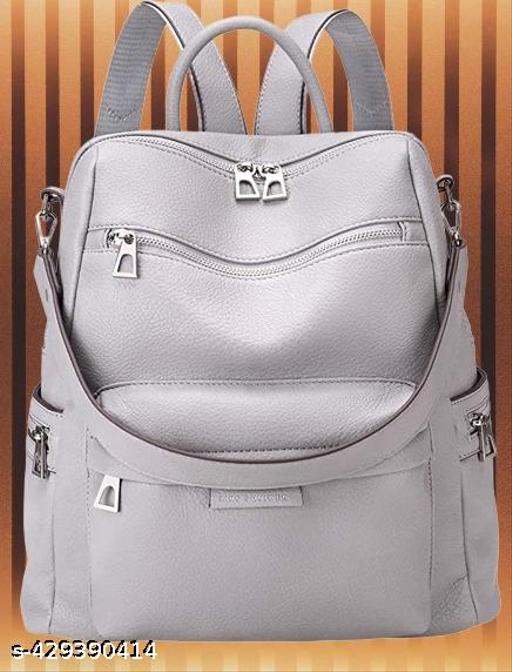 MomsyStore Leatherette Backpacks For Women And Girls