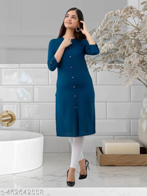 trendy fashionable pocket kurti for Girl@Women
