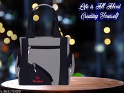 Teeba Bags Sweetie Women Grey, Black Shoulder Bag - Regular Size