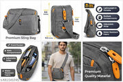 Unisex Sling Bag | Cross Body Multipurpose Hand Bag | Sling Bag For Men & Women | Slim Bag for Office, Cash, Business Collection, Travelling | Sling Bag (Pack of 1)