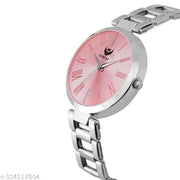 LORENZ Pink Dial Watch for Women & Girls - AS-41A