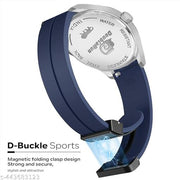 Chonograph Date Display Radium Dial Analoge Magnetic Belt Watch for Men S_18023