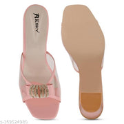 Women Pink block Heel