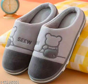 Winter Warm Slippers and Carpet Slippers For Women  Home Fluffy Furry Slippers New Fashion Soft Plush Platform Non Slip Bedroom Slides Multicolour 1 Pair || Flip-flops & Slider || unisex boys & Girls ||