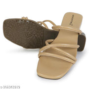 Striped Flat Sandals for Casual and Daily Wear