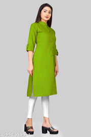 COLLR PLAIN KURTI