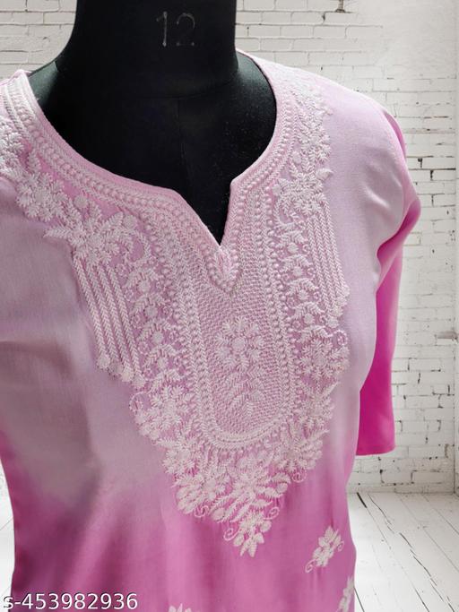 Short Kurti With tai Daiy Print