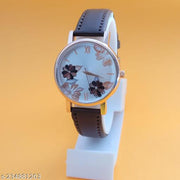 Special Valentine WOMEN'S ANALOG SILVER BROWN COLOUR WATCH