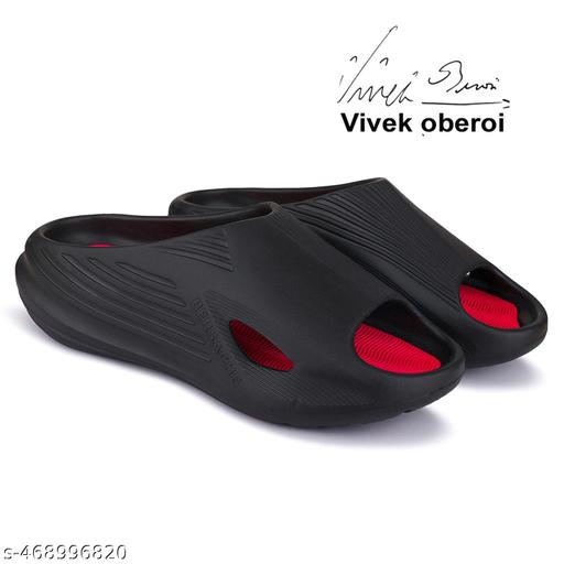 Bersache  Lightweight Stylish  Slipper  With High Quality Sole For Men (Red-6147)