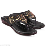 HUNYZA New looking woman and Girls Fashion Stylish Unique design brown ladies women sandal Casual Daily wear for comfortable ladies and salippre