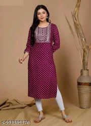Purple Kurti