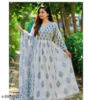 ANARKALI KURTI WITH DUPATTA