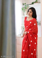 Buy Ezquisite Georgette Embroidery Work Saree - Treandy Designs On Meesho