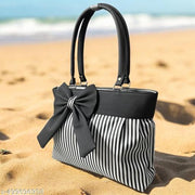 Elegant Bow Tote Bag – Stylish Handbag with Chic Lining & Trendy Design