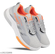 FITLER Unisex Kids Running Sports Shoes for Boys & Girls (Grey)