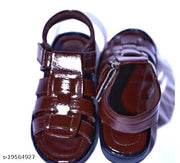 Stylish Men's Synthetic Brown Sandals