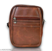 Light Flap  Brown Sling Cross Body Travel Office Business Messenger One Side Shoulder Bag Unisex for Men Women Travel, Office & Casual Use